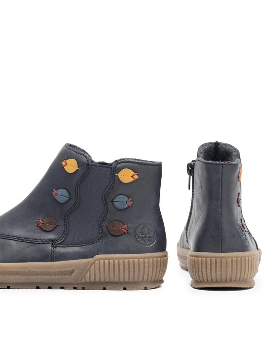 Rieker Rieker Botine N0751-14 Bleumarin