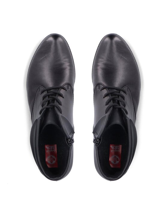 Rieker Rieker Schnürschuhe 78631-00 Schwarz