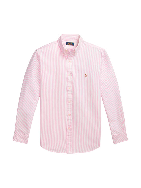 Polo Ralph Lauren Polo Ralph Lauren Košile 710953704001 Růžová Custom Fit