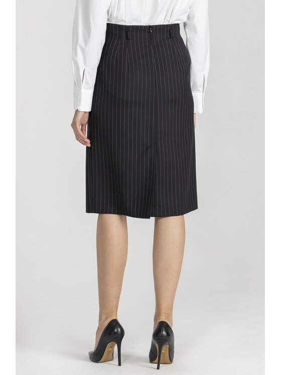 Deni Cler Milano Deni Cler Milano Spódnica ołówkowa W-DC-7051-E5-G6-91-1 Czarny Regular Fit