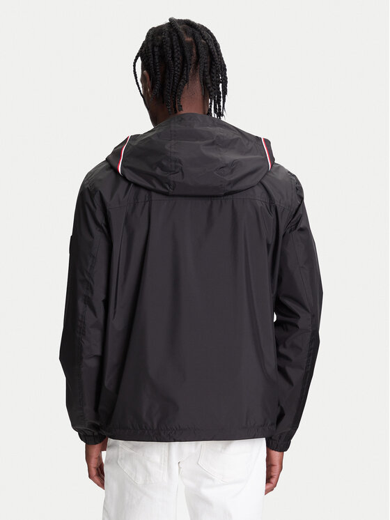 Tommy Hilfiger Tommy Hilfiger Kevad-sügis jope MW0MW40225 Must Regular Fit