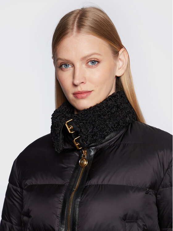 PINKO PINKO Kevad-sügis jope Iside 1G18KJ Y4V5 Must Regular Fit
