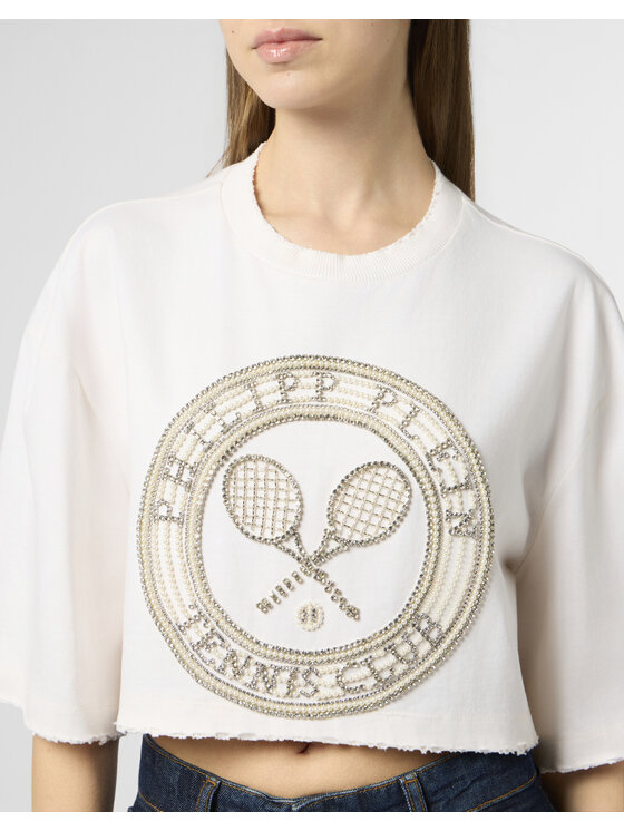PHILIPP PLEIN PHILIPP PLEIN T-Shirt 30515 Biały Regular Fit