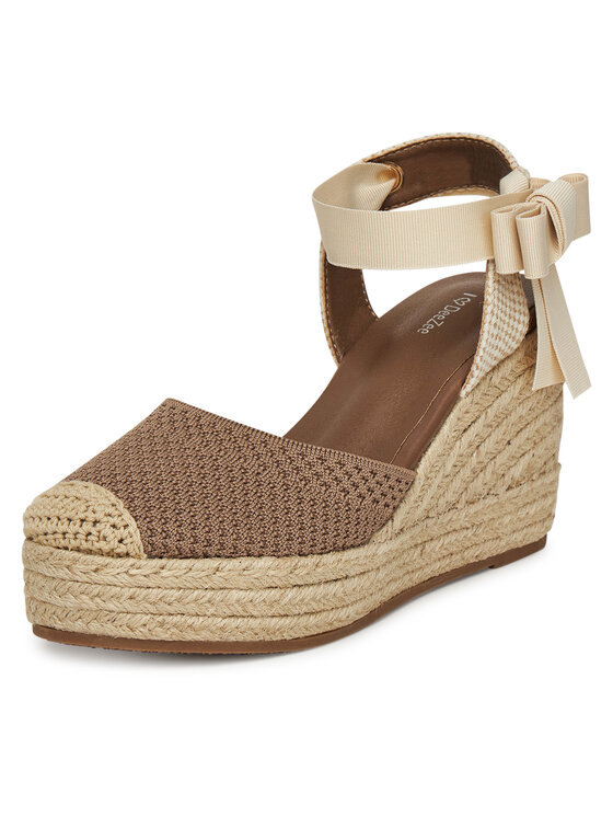 DeeZee DeeZee Espadryle WS2509-001 Beżowy