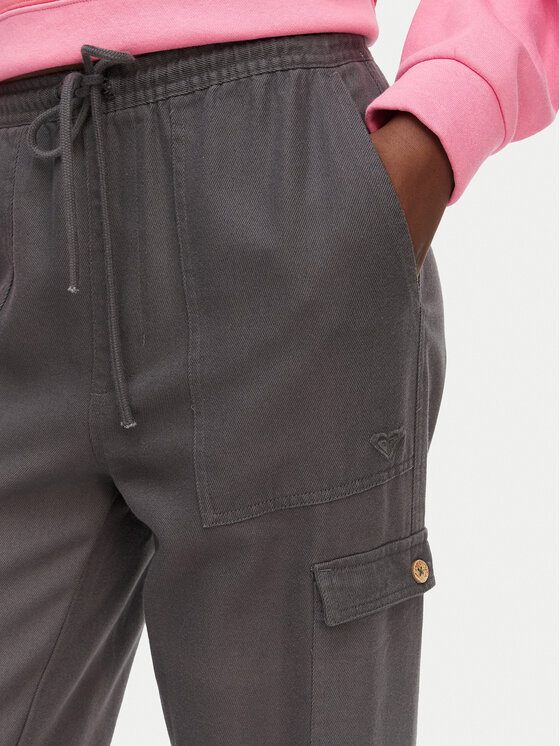 Roxy Roxy Stoffhose Precious ERJNP03584 Dunkelblau Regular Fit