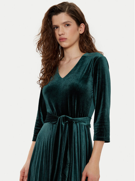 Tatuum Tatuum Sukienka codzienna Anikami T2424.193B Zielony Regular Fit