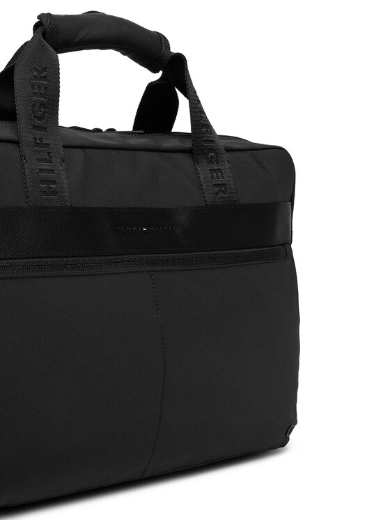 Tommy Hilfiger Tommy Hilfiger Nešiojamo kompiuterio krepšys Th Commuter Computer Bag AM0AM13612 Juoda