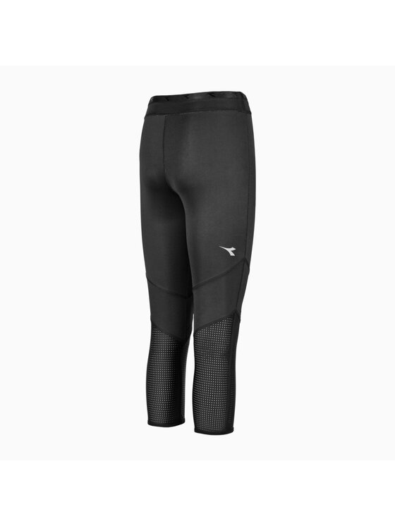 Diadora Diadora Legginsy DIADORA L. 6/8 REVERSIBLE TIGHTS BE ONE Czarny Regular Fit