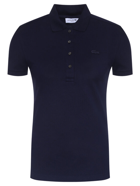 Lacoste Lacoste Tricou polo PF5462 Bleumarin Slim Fit