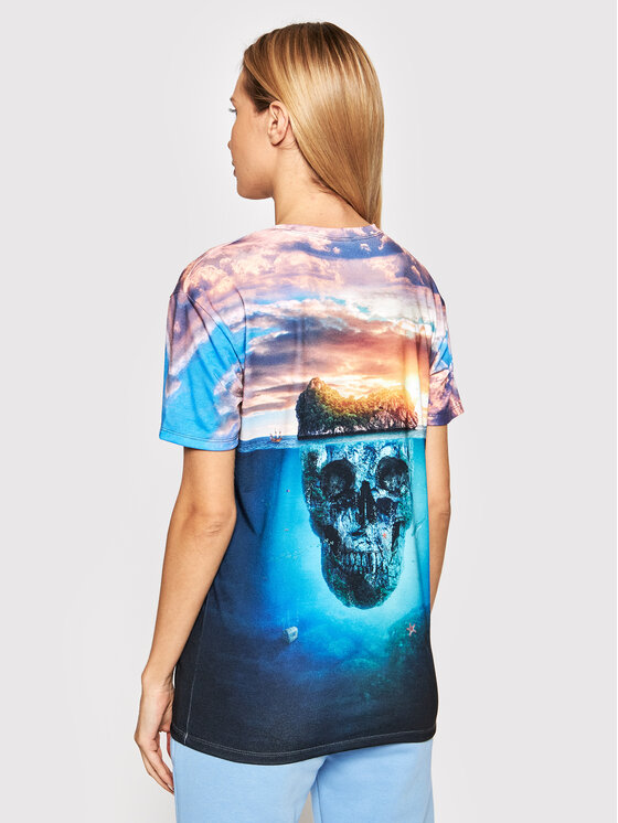 T-shirt Unisex Skull Island Multicolore Regular