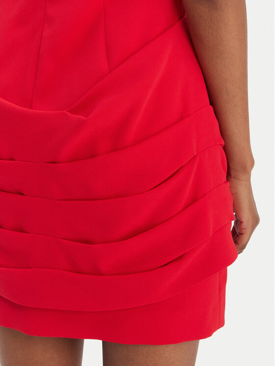 Marella Marella Kokteilinė suknelė Editore 2613221013 Raudona Slim Fit