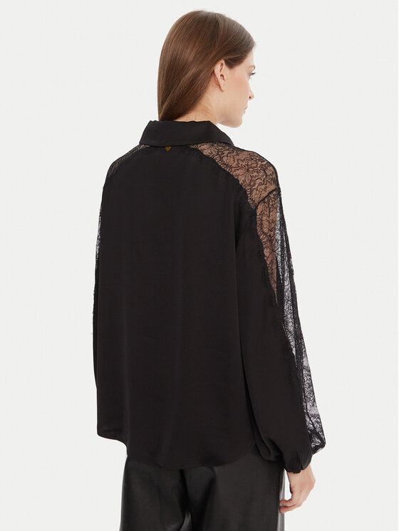 TWINSET TWINSET Krekls 252LL2TBB Melns Regular Fit