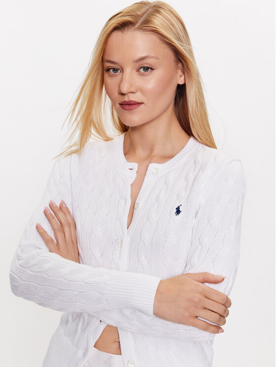 Polo Ralph Lauren Polo Ralph Lauren Кардиган 211891643001 Білий Regular Fit