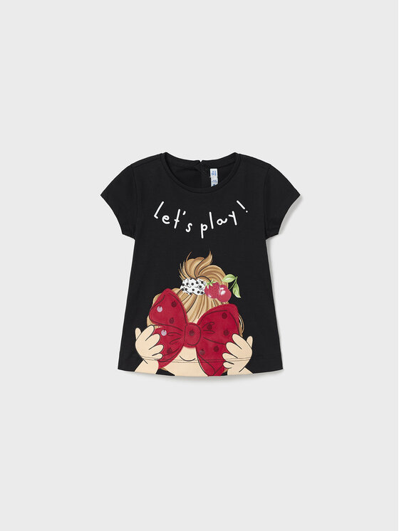 Mayoral Mayoral T-Shirt 1013 Μαύρο
