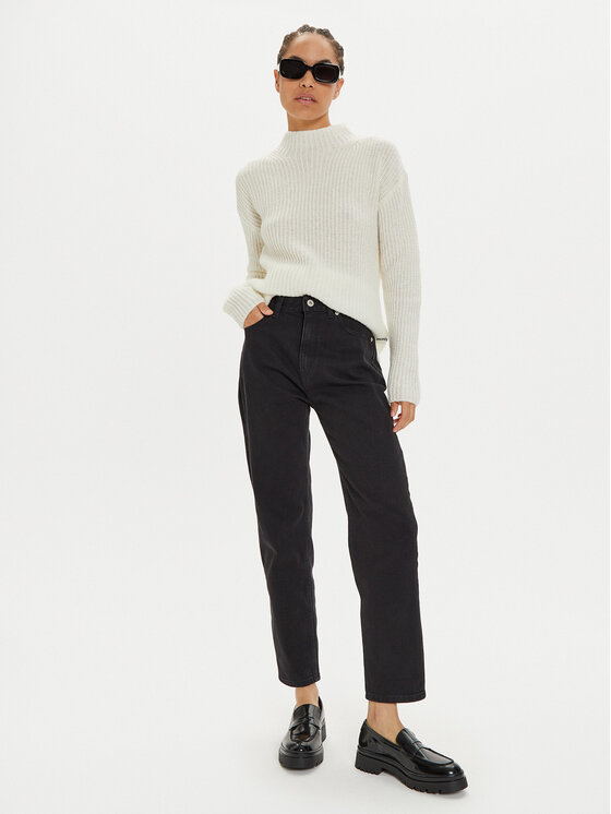 HUGO Hugo Sweter 50529354 Écru Relaxed Fit