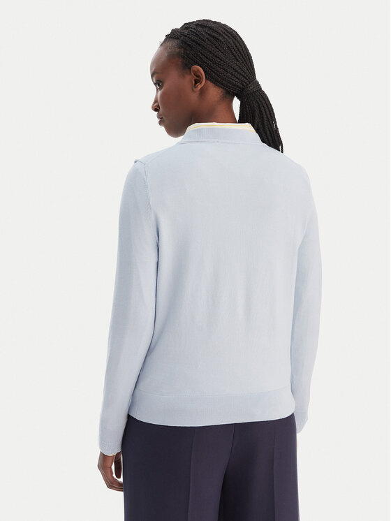 Tommy Hilfiger Tommy Hilfiger Svetr WW0WW44984 Světle modrá Regular Fit