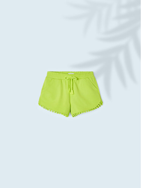 Mayoral Mayoral Pantaloncini di tessuto 607 Verde Regular Fit