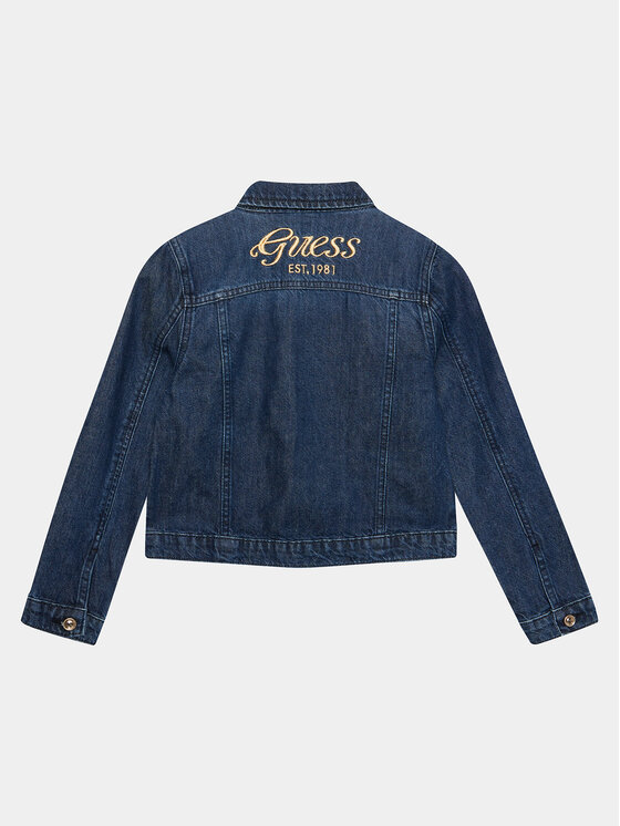 Guess Guess Traper jakna J4RL09 D45E0 Plava Regular Fit