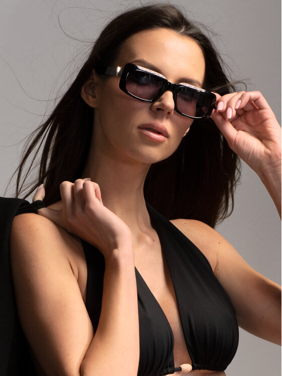 Miss Lou Miss Lou Okulary przeciwsłoneczne ML300-GL2-7906 Czarny