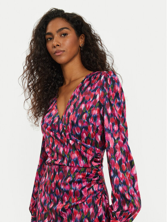 Guess Guess Коктейльна сукня Marion W4BK40 WGLK2 Рожевий Slim Fit