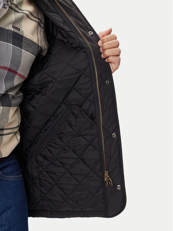Barbour Barbour Demisezoninė striukė Chelsea MQU0006BK11 Juoda Regular Fit