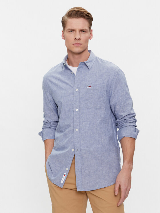 Tommy Jeans Tommy Jeans Camicia DM0DM18962 Blu Regular Fit