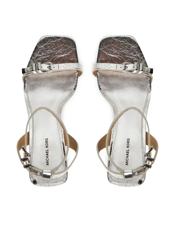 MICHAEL Michael Kors MICHAEL Michael Kors Sandali Darrington 40S5DTMS1M Srebrna