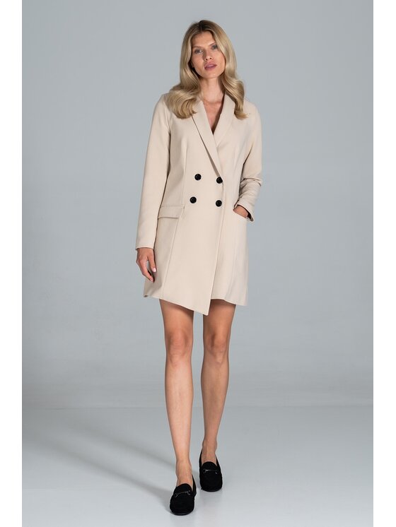 FIGL FIGLFIGL Vestito M822 Beige Regular Fit