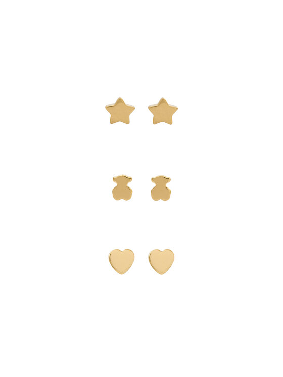 TOUS TOUS Set Ohrringen Cool Joy 1003190300 Goldfarben