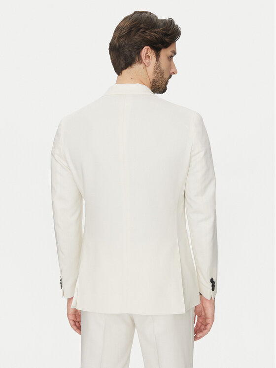 Michael Kors Michael Kors Sacou MK0SB01067 Écru Regular Fit