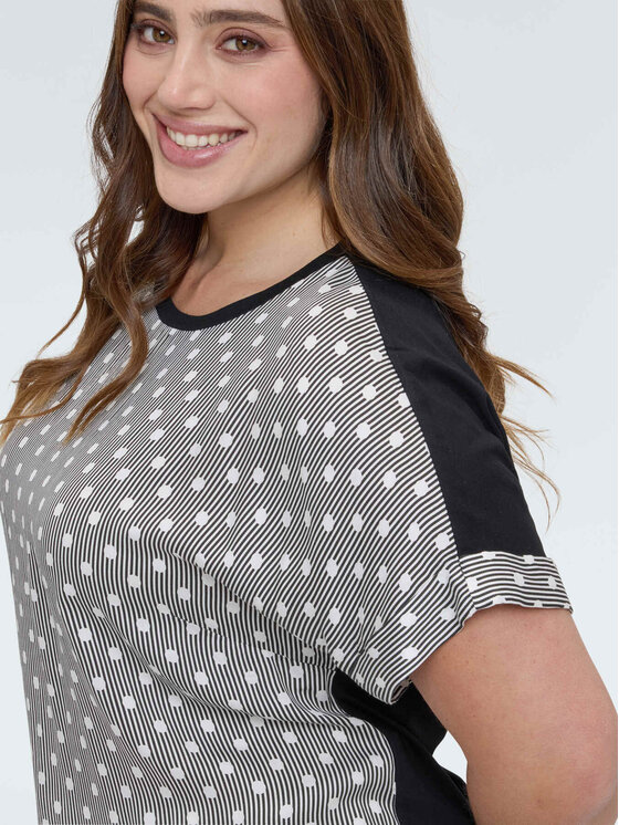 Fiorella Rubino Fiorella Rubino T-shirt G0E3L009334N0S1 Nero Regular Fit