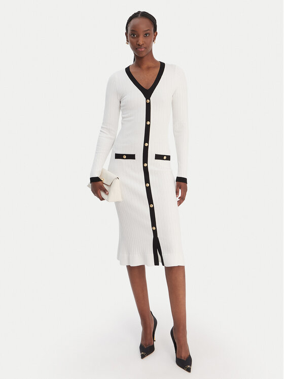 Guess Guess Φόρεμα υφασμάτινο W6RK38 Z3HP2 Λευκό Regular Fit