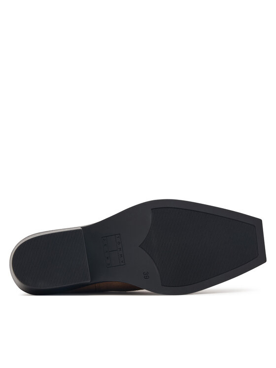 Tommy Jeans Tommy Jeans Боти Tjw Suede Cowboy Boots EN0EN03142 Кафяв