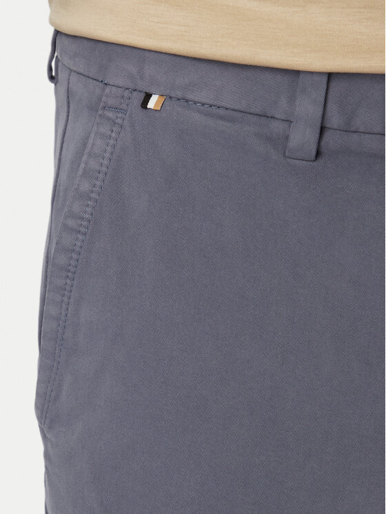 BOSS BOSS Chino nohavice H-Kaiton1 50543312 Modrá Slim Fit