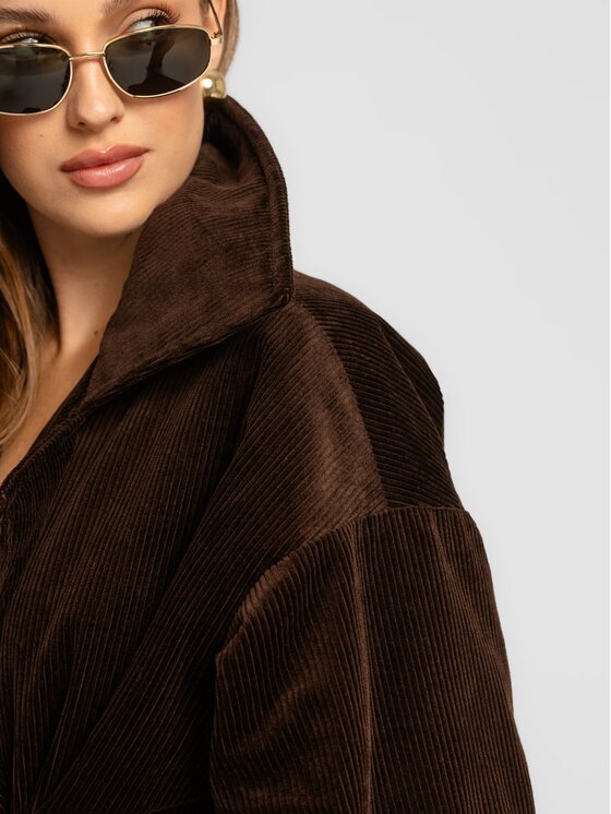 MANDRAGORA MANDRAGORA Cappotto di transizione Area Marrone Standard Fit