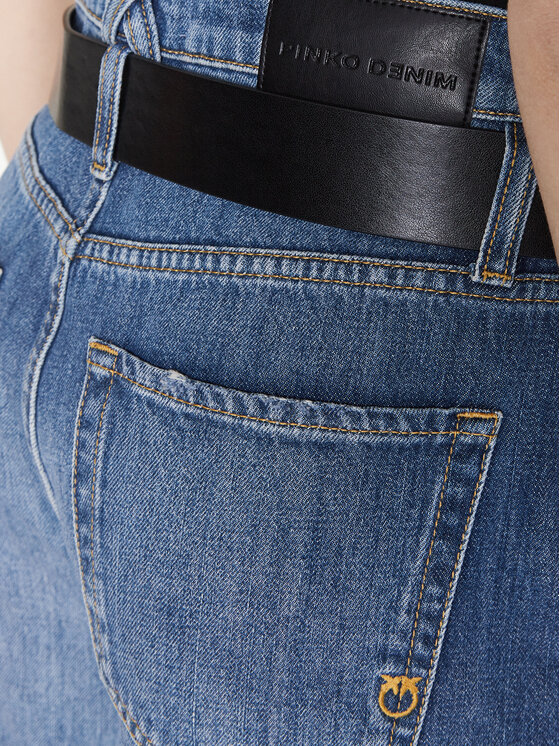 PINKO Pinko Jeans hlače 100114 A0HG Modra Boyfriend Fit