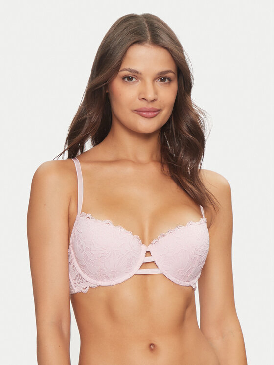 Hunkemöller Hunkemöller Podprsenka s kosticemi Andrea 205411 Růžová