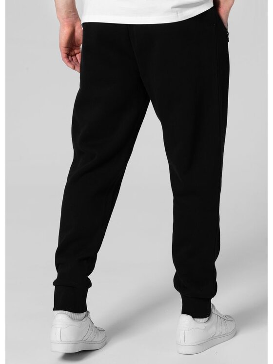 PITBULL PITBULL Spodnie dresowe Spodnie Czarny Regular Fit