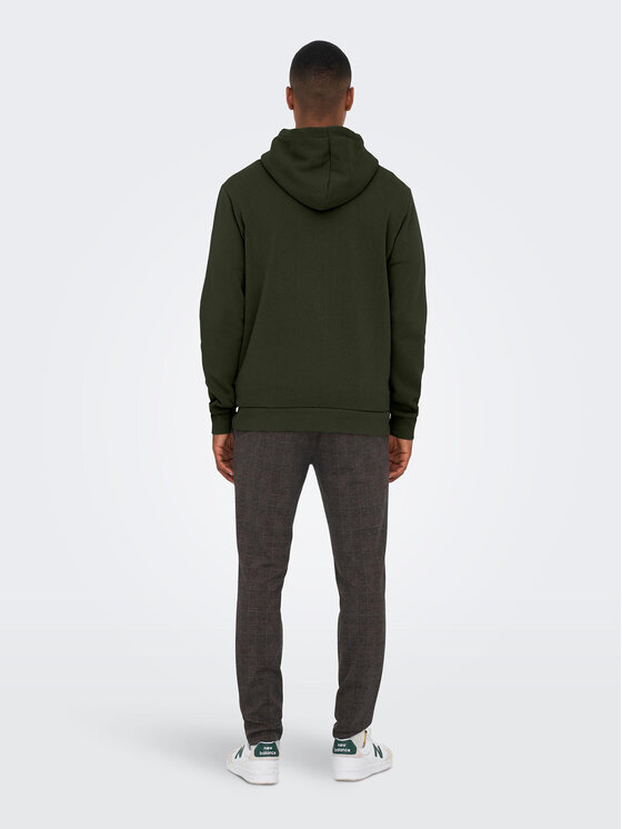 Only & Sons Only & Sons Bluză Cares 22018685 Verde Regular Fit
