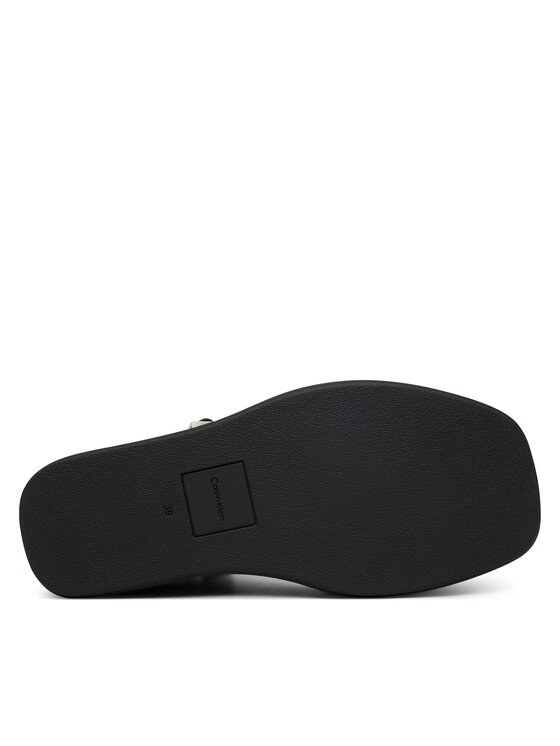 Calvin Klein Calvin Klein Сандали Wedge 70 Sndl Webbing Lth HW0HW02882 Черен