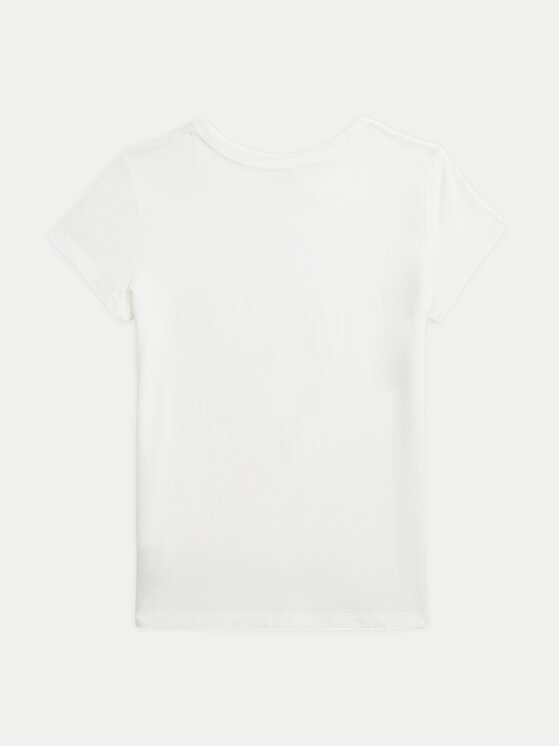 Polo Ralph Lauren Polo Ralph Lauren T-Shirt 313957377001 Biały Regular Fit