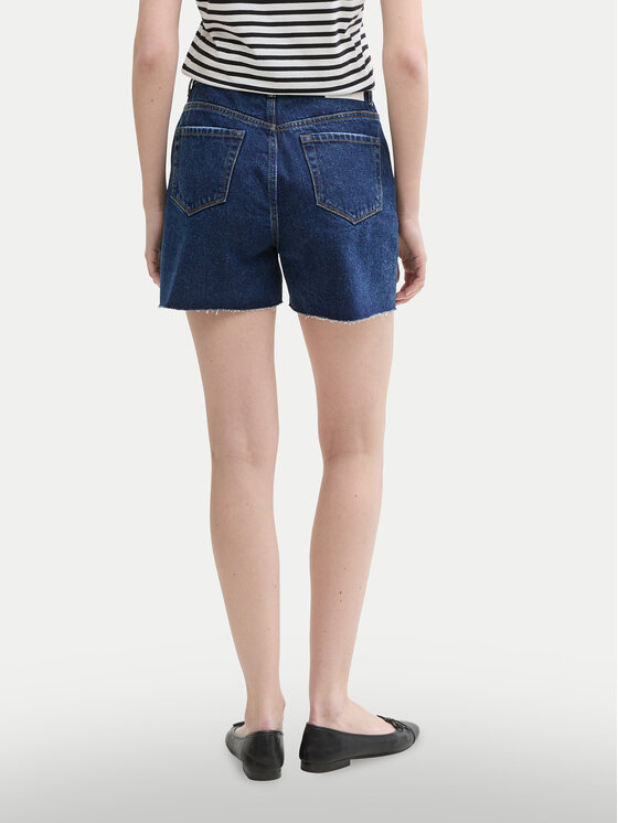 Tom Tailor Denim Tom Tailor Denim Τζιν σορτσάκια 1045651 Σκούρο μπλε Regular Fit