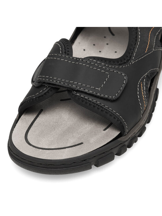 Rieker Rieker Sandały 25053-00 Czarny
