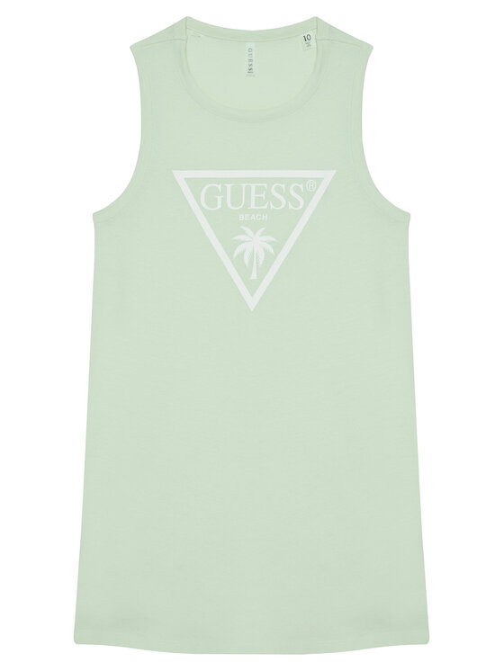 Guess Guess Rochie de zi J4GK35 JA914 Verde Regular Fit