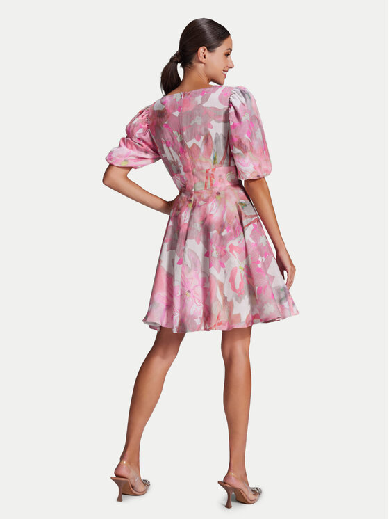 Swing Swing Sukienka koktajlowa 5AG26000 Różowy Regular Fit