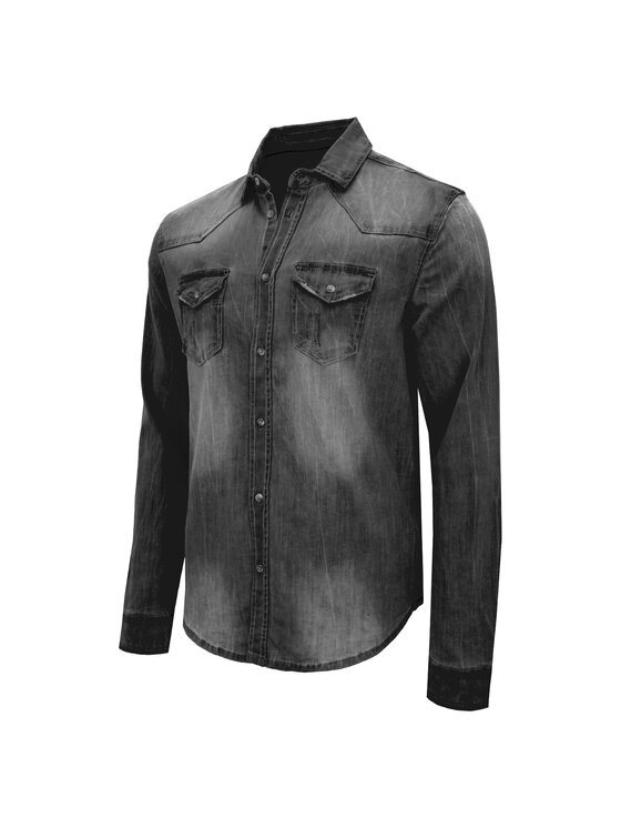 Brandit Brandit Koszula 4020.2.XXL Czarny Slim Fit