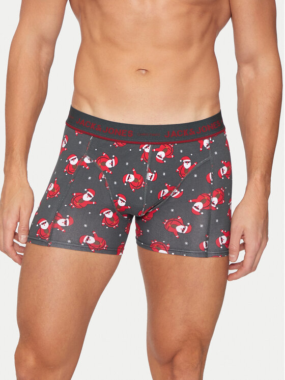 Jack&Jones Jack&Jones Set od 3 para bokserica Merry X-Mas 12266602 Šarena