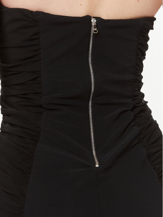 Patrizia Pepe Patrizia Pepe Koktejlové šaty 2A2637/J153-K103 Černá Slim Fit
