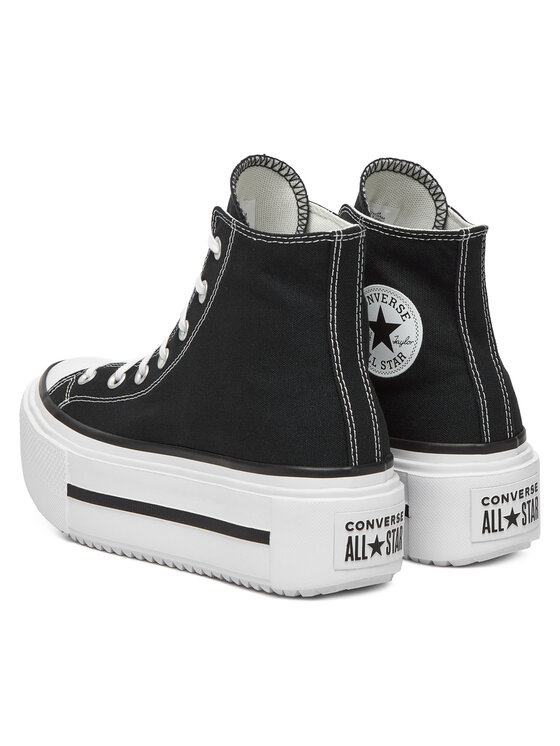 Converse Converse Tornacipő Chuck Taylor All Star Lift Double Stack A12975C Fekete
