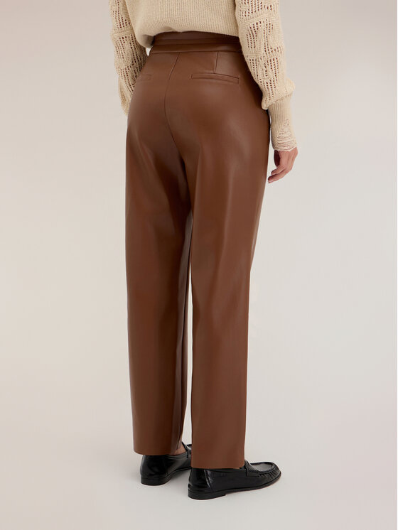 Motivi Motivi Pantaloni di tessuto P03UQ004780N022 Marrone Regular Fit